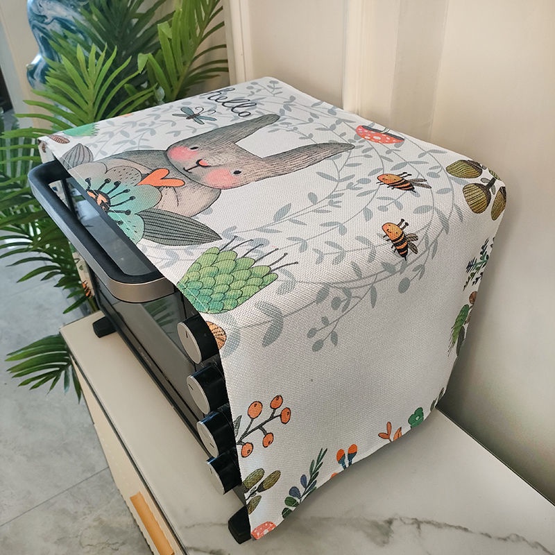 Vỏ Bọc Lò Vi Sóng Bằng Vải Cotton Lanh Chống Thấm Nước / Bụi Bẩn