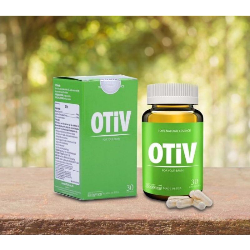Viên uống bổ não Otiv (Lọ 30 viên) - For your brain