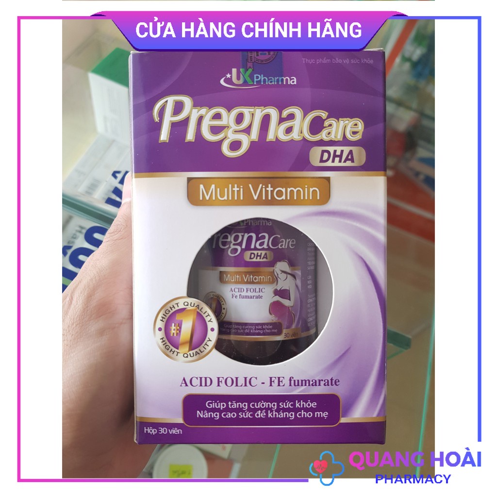 PregnaCare DHA - Vitamin tổng hợp cho Bà Bầu, Chuẩn bị mang thai và cho con bú