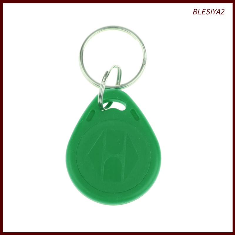 [BLESIYA2]10Pcs 125KHZ RFID Proximity ID Card Token Tags Key Fobs Access System Green