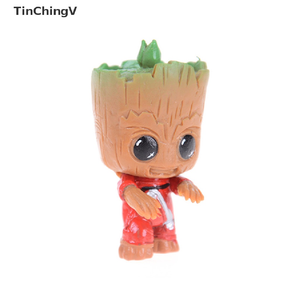 Set 4 Mô Hình Nhân Vật Phim Guardians of the Baby Groot Bằng PVC