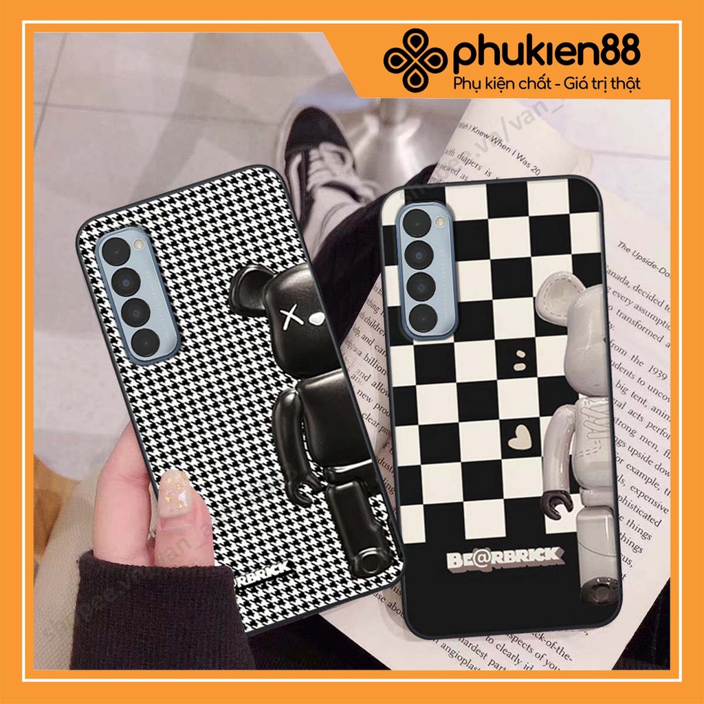 Ốp lưng Oppo Reno4 / Reno4 Pro / Reno 4 ốp điện thoại hình bearbrick, new york, thể thao
