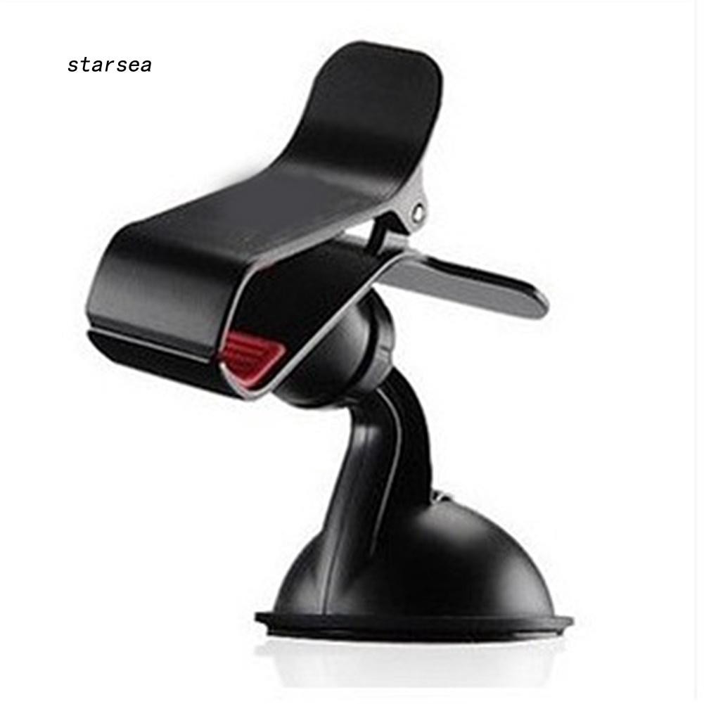 Kẹp giữ điện thoại gắn xe hơi xoay 360 độ tiện lợi có giác hút