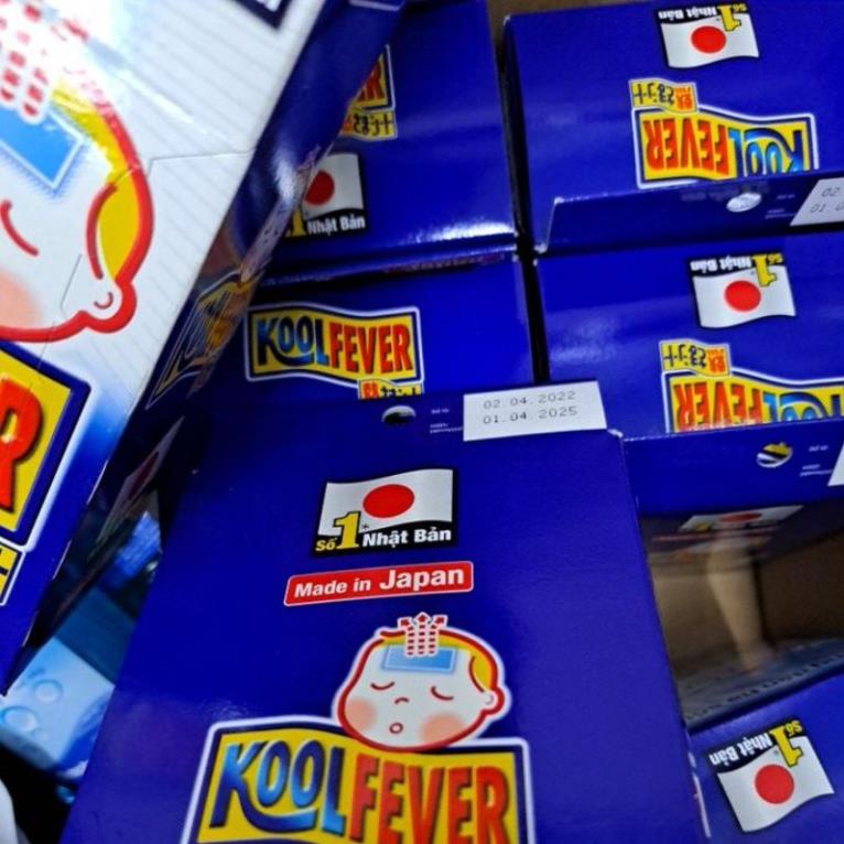 Miếng dán hạ sốt KOOLFEVER - made in Japan