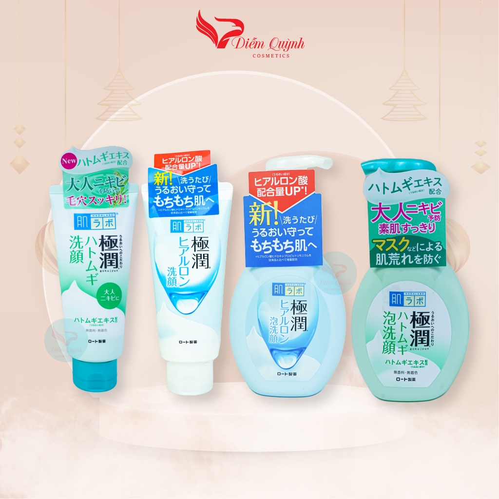 Sữa rửa măt tạo bọt Hadalabo Nhật Bản