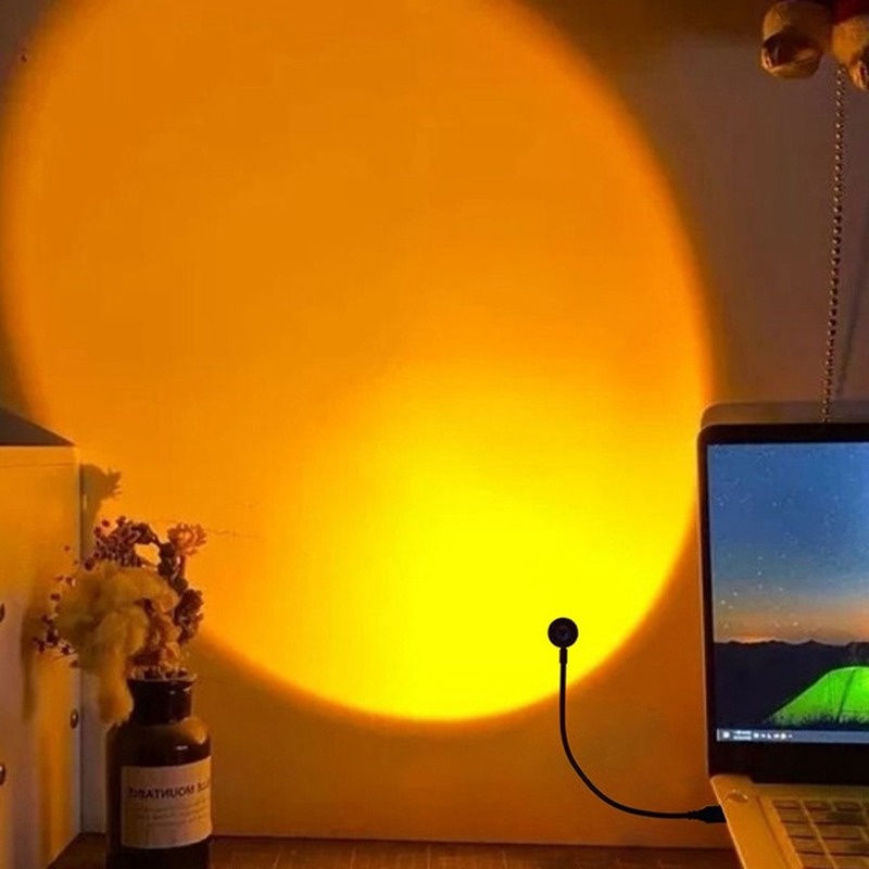 Đèn LED USB Tạo Không Khí Hoàng Hôn Lãng Mạn Cho Phòng Ngủ / Quán Cà Phê / Live