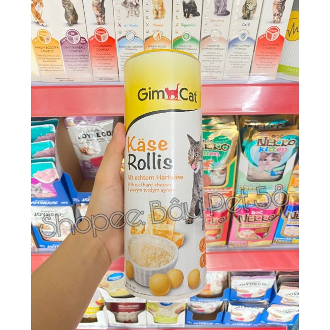 ỐNG GIMCAT PHÔ MAI KASE ROLLIS 425G NHẬP ĐỨC MÈO ĂN THÍCH THÚ