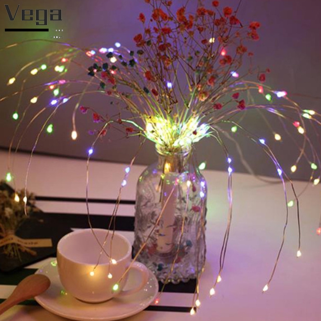 160 LED Fireworks LED Fairy String Light Battery Powered Garland Outdoor Christmas Decoration