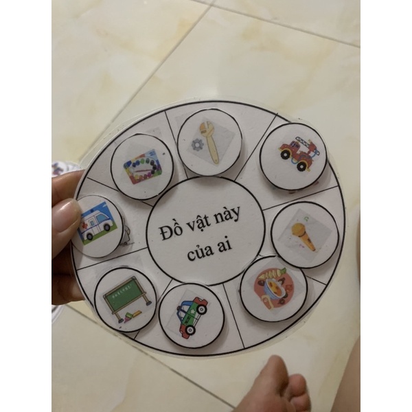Combo 10 bộ Học liệu bóc dán theo chủ đề