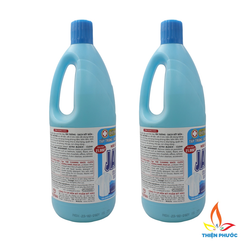 Nước tẩy Javel tẩy ố vàng quần áo 1000ml BIGSUKA