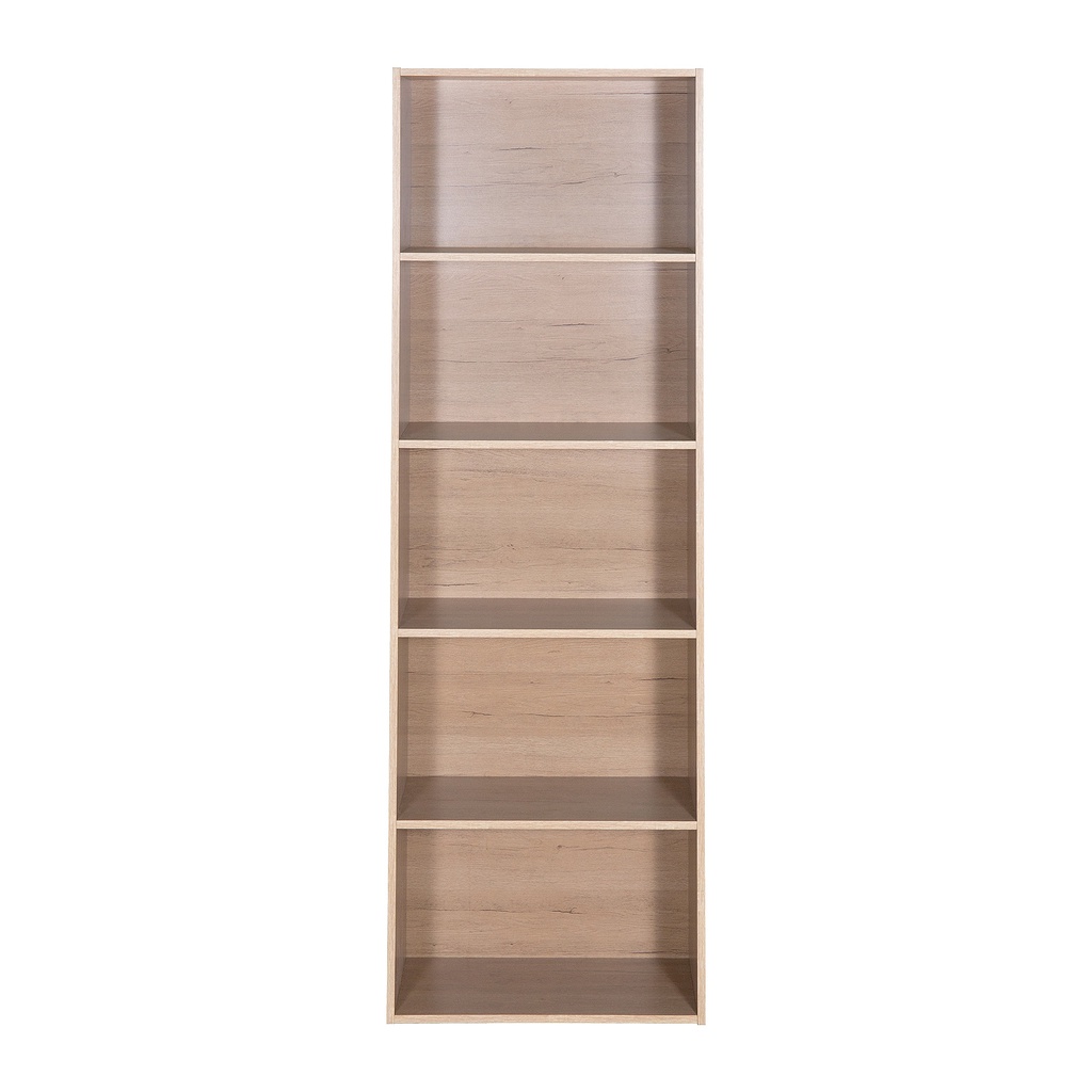 HomeBase ME LIVING Kệ gỗ đầu giường 5 tầng ARES Thái Lan W60xD30XH180cm Finn