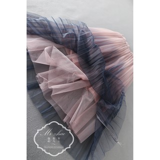 Chân váy tutu xếp ly Ombre