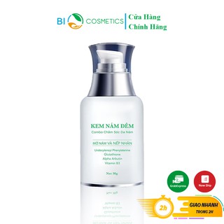 Kem Nám BIOCOS Ban Đêm Mờ Nám Và Mờ Vết Nhăn 30g