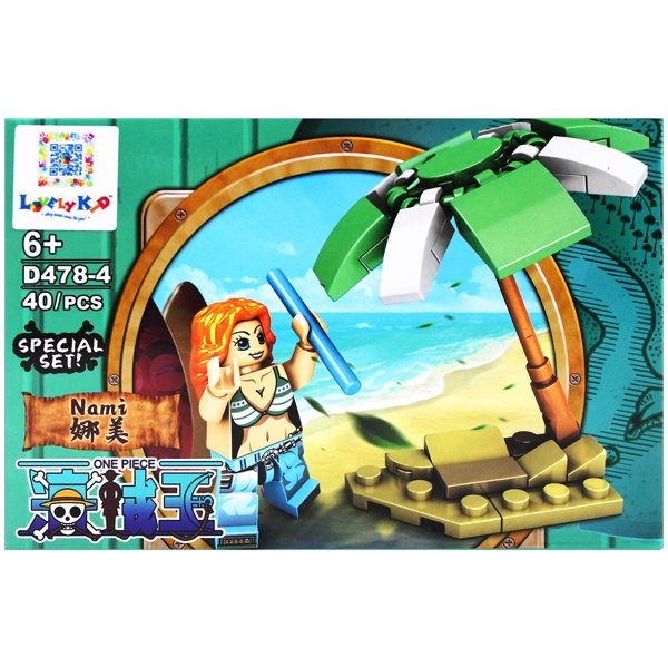 Đồ Chơi Lắp Ráp Mô Hình Nhân Vật One Piece - Doll D478-4 - Nami (40 Mảnh Ghép)