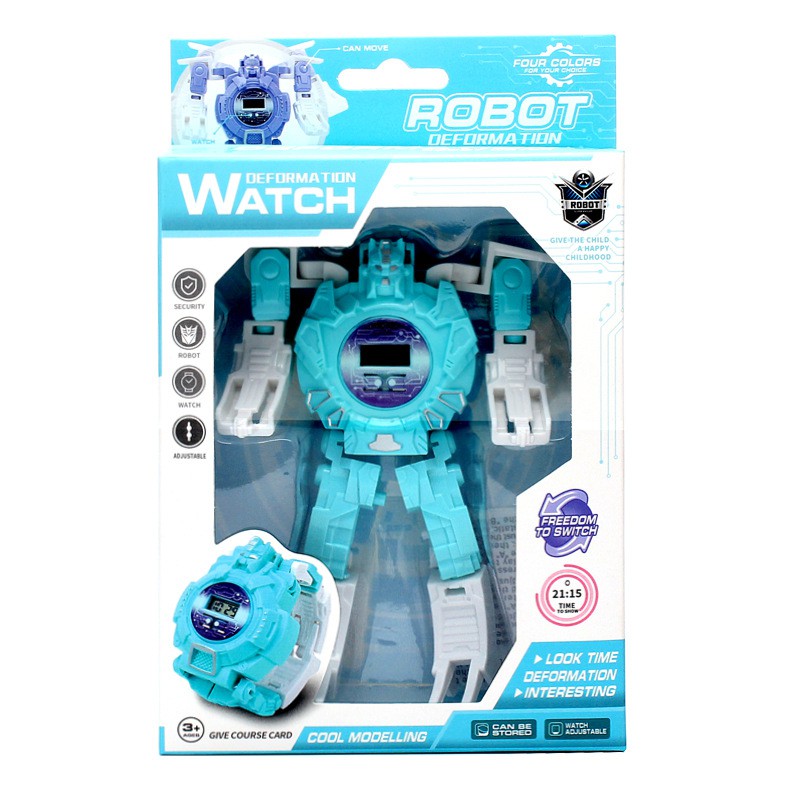 Đồng hồ đeo tay robot biến hình cho bé trai và bé gái | BigBuy360 - bigbuy360.vn