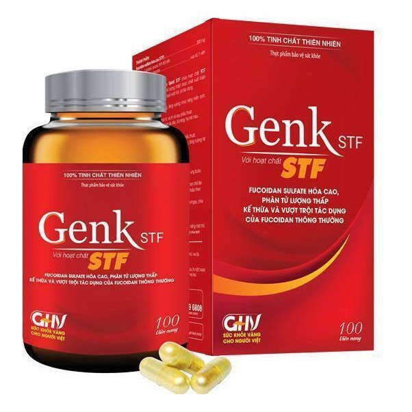 Sản phẩm Genk STF phòng ngừa và hỗ trợ người bị ung thư, hộp 30 viên – Health Pharmacy