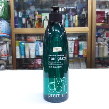 Gel tạo kiểu Livegain Hair Glaze, Super Hold 450ml