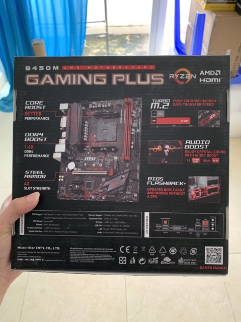 MAIN MSI B450M BAZOOKA, NEW FULLBOX NGUYÊN SEAL, BH 36 THÁNG | BigBuy360 - bigbuy360.vn