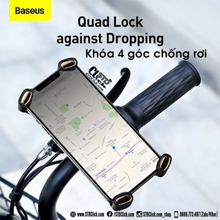 Giá đỡ điện thoại dành cho xe đạp baseus quick to take cycling chính hãng