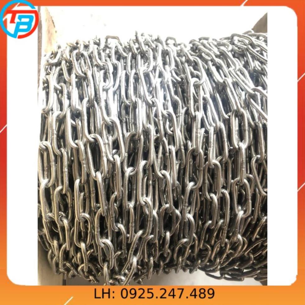 Dây xích INOX 304 Phi [ 5mm ] CÁP THÉP Thái Bình VinàN