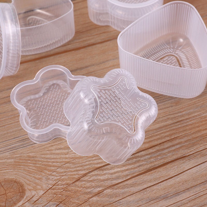 Set 7 khuôn ép cơm nắm trong suốt cho bé