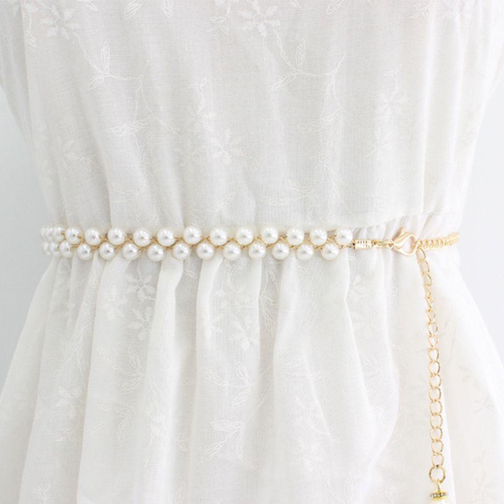 Dây Xích Đeo Hông Đính Hạt Có Thể Điều Chỉnh Độc Đáo Thời Trang Mùa Thu