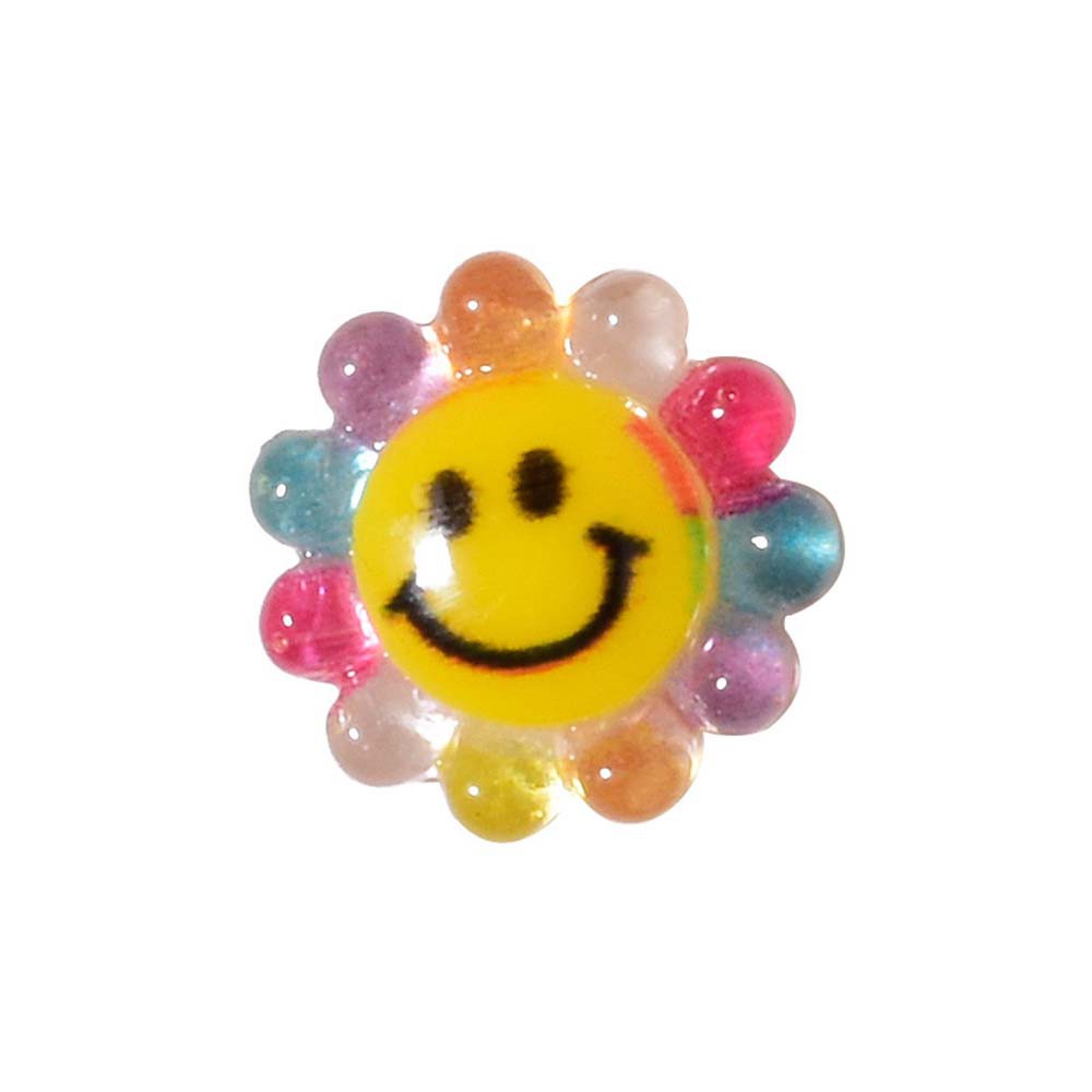 [Hàng mới về] Bộ phụ kiện trang trí móng tay nghệ thuật DIY hình hoa hướng dương ba chiều nhiều màu sắc đáng yêu