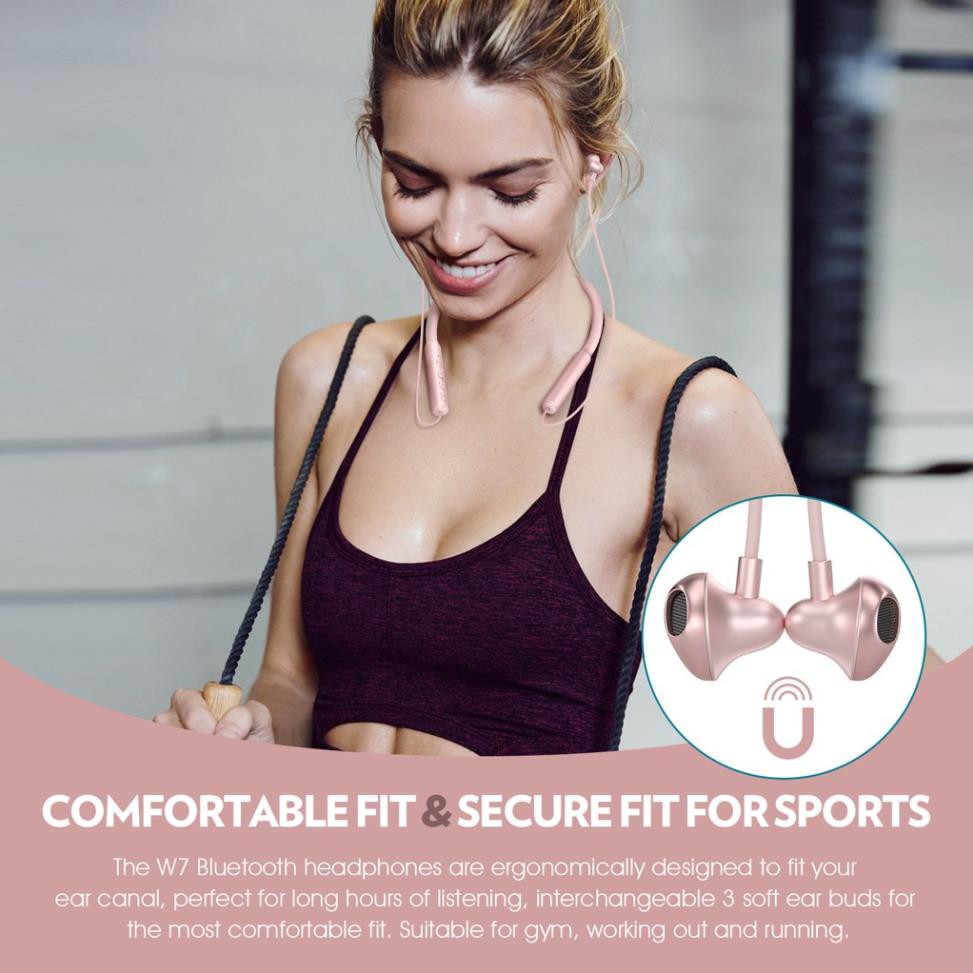 Tai nghe Bluetooth 5.0 Sport W18 - Pin 15 tiếng - Nhiều màu