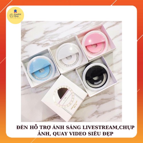 Đèn chụp ảnh MINI [FREESHIP] kẹp điện thoại, hỗ trợ chụp ảnh, quay video, livestream siêu đẹp