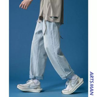 Quần Jean Nam Baggy Ống Suông Dáng Rộng Unisex