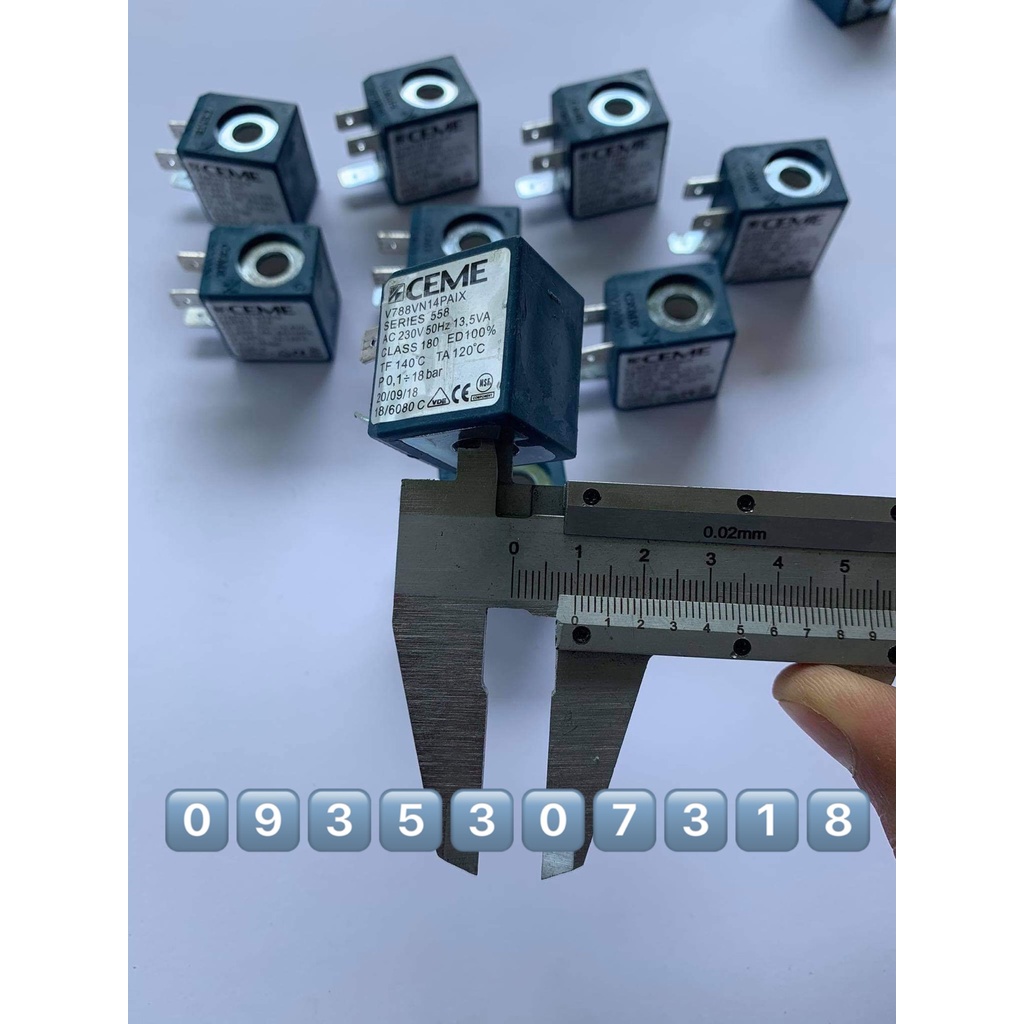 CEME AC230V - Cuộn Van Điện Từ / Solinoid - Linh Kiện & Phụ Kiện Máy Pha Cà Phê Chính Hãng