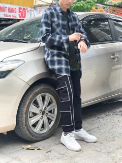 Flannel xanh sữa