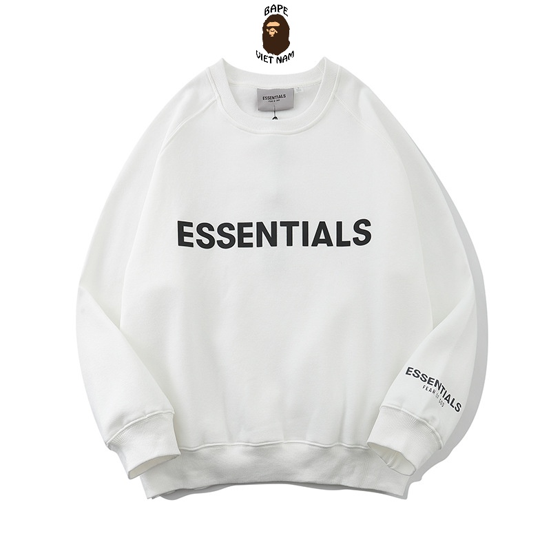 Áo Sweater Essentials FOG, Fear Of God Essentials Sweater SS2021 chất Cotton, 5 màu BapeVN