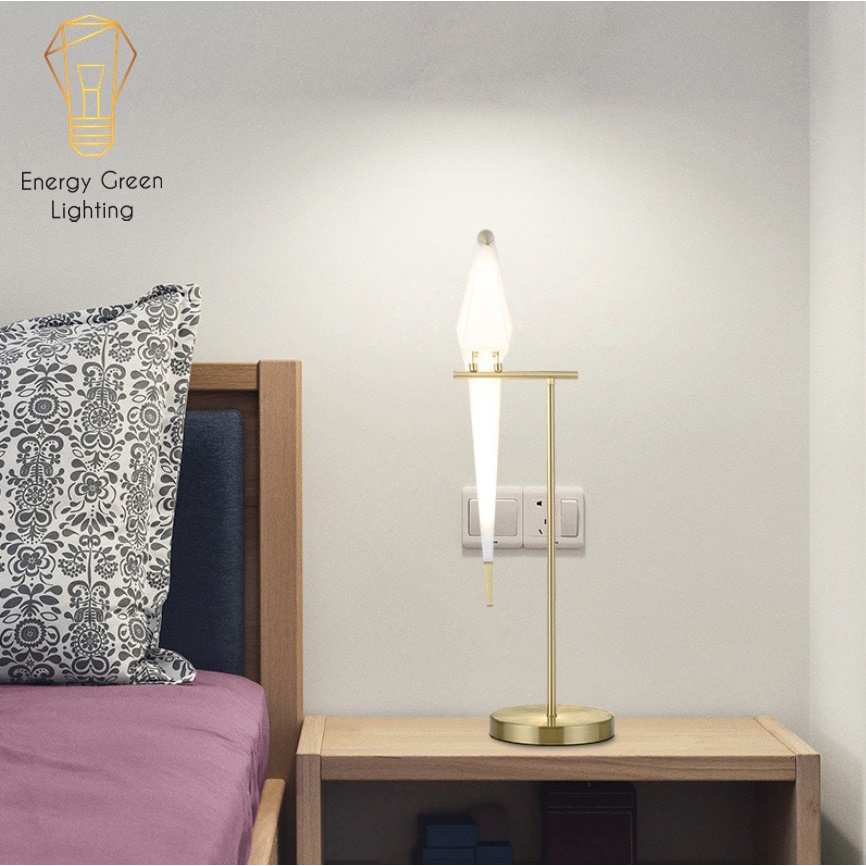 Đèn Cây Đứng Chim Hạc Cao Cấp  Energy Green Lighting DB-C1 - Cao 82cm  - Trang Trí Phòng Khách,Phòng Ngủ,Đọc Sách