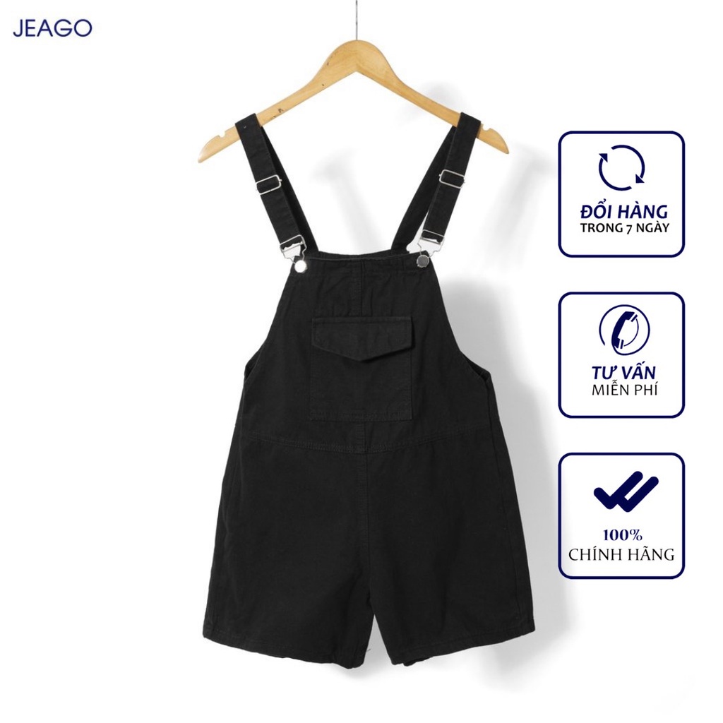 Yếm quần kaki nhiều màu có túi trước JEAGO_M14 - Hàng nhập khẩu