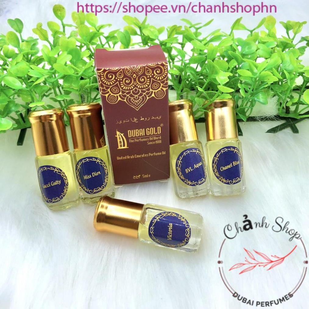 Tinh Dầu Nước Hoa Dubai (Lọ 5ml, 15ml, 20ml,) | Tinh Dầu Dubai/ Tặng Kèm Lọ 5ml Khi Mua Chai 15ml, 20ml, 35ml | Thế Giới Skin Care
