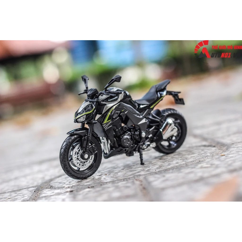 MÔ HÌNH XE KAWASAKI Z1000R 2017 BLACK 1:18 WELLY 5546