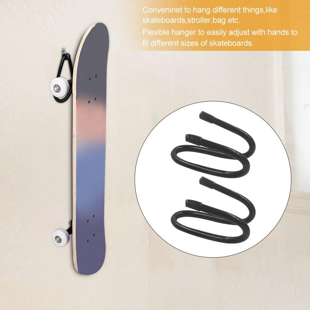 MUVAKO Bộ 2 Móc Treo Ván Trượt Gắn Tường Linh Hoạt