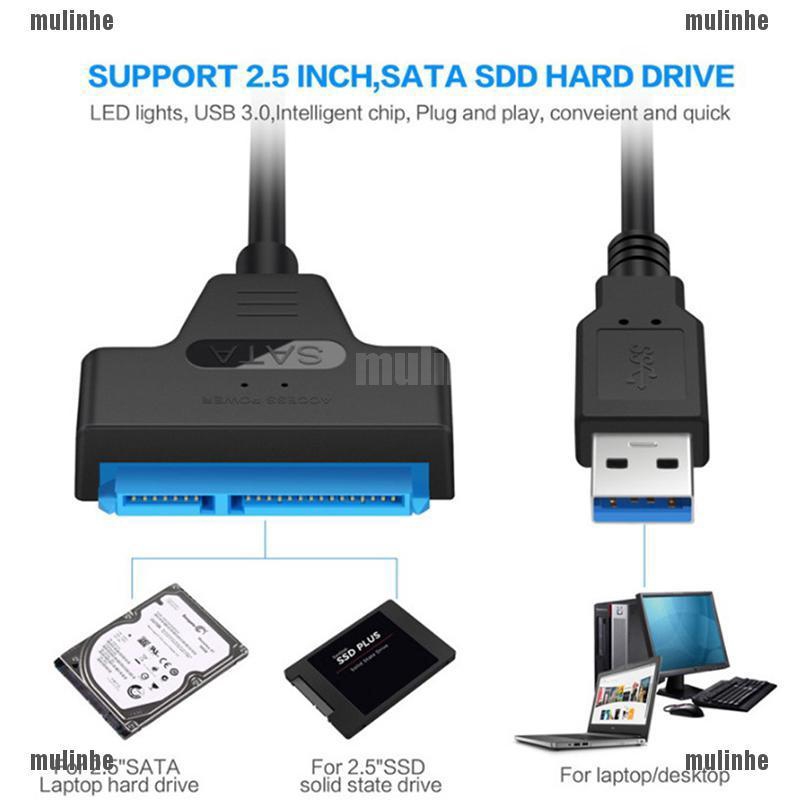 Cáp chuyển đổi USB 3.0 thành đầu đọc thẻ SATA 2.5" chuyên dụng