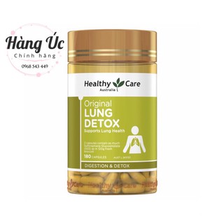 Thải Độc Phổi Lung Detox Healthy Care💎Freeship💎Viên Uống Hỗ Trợ Thải Độc Phổi 180 viên