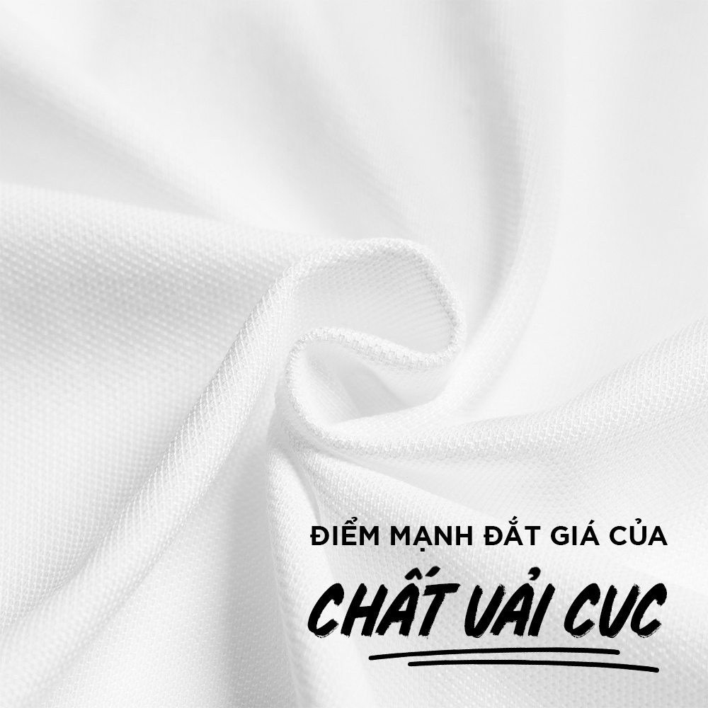Áo polo nam phối cổ phong cách hàng quốc, áo thun nam chất vải cotton mềm mát mẫu mới 2022 - 1996BLUE