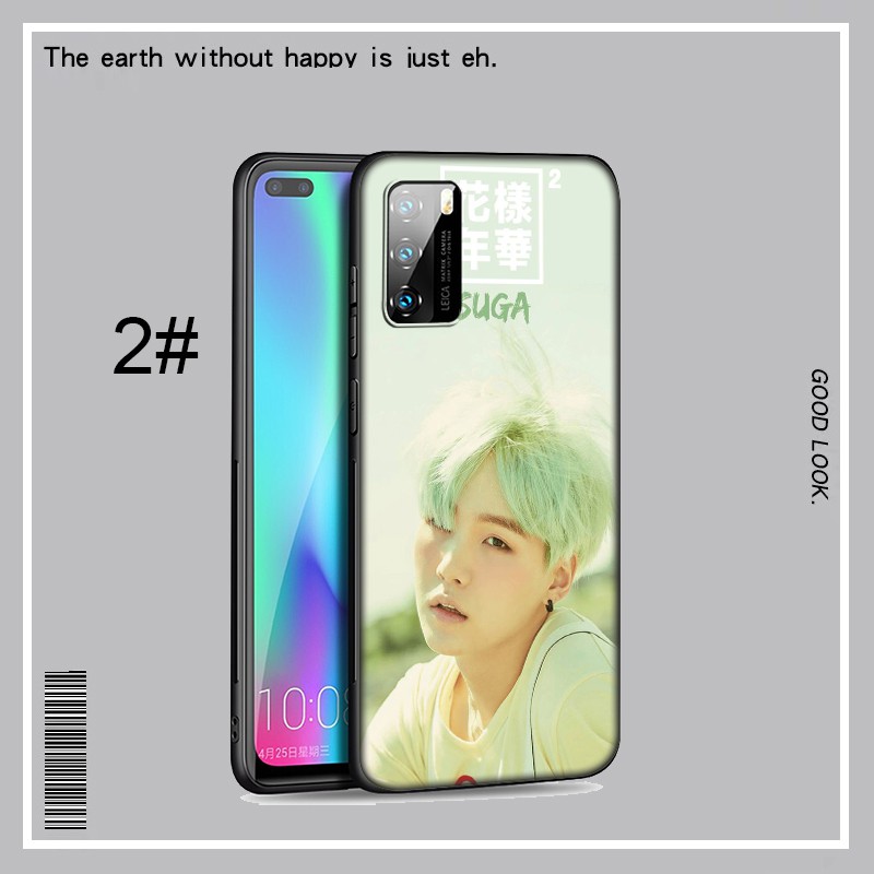 Ốp điện thoại mềm hình Bts Suga LU30 cho Huawei Y6P Y7A Y9A Y6 Y7 Prime 2019 2018 2017