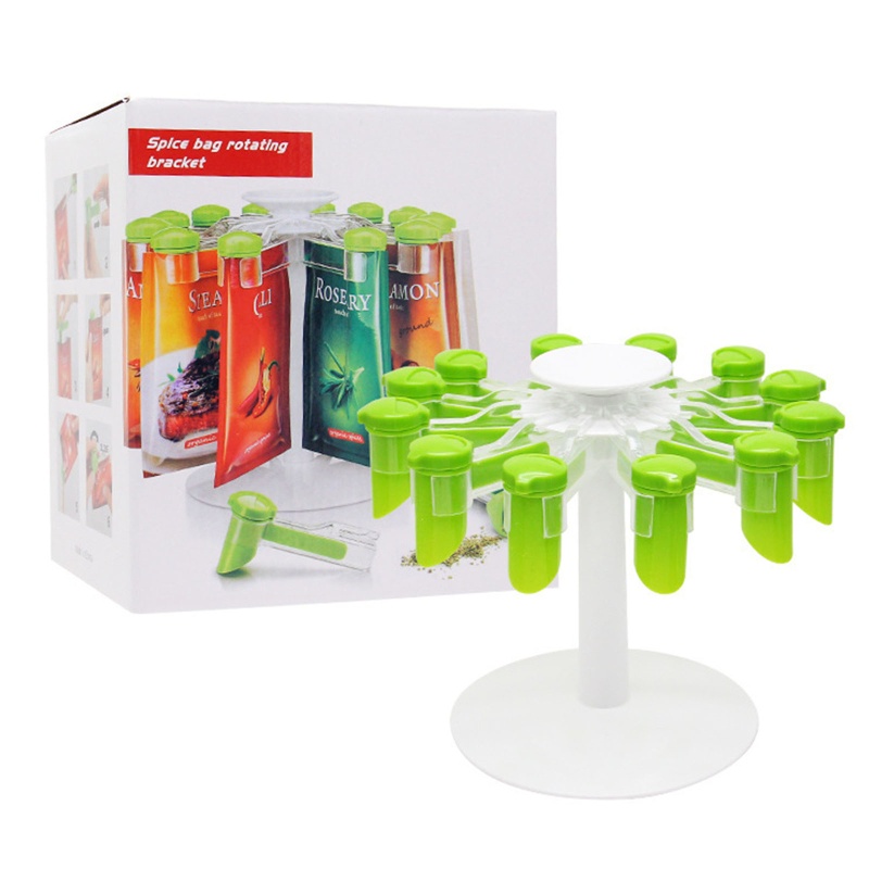 Giá Đỡ Túi Đựng Gia Vị Có Thể Xoay Được