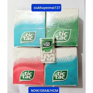 hộp 12 hũ kẹo Tic Tac 14.5 gr hũ có 3 vị ( 4.2022)