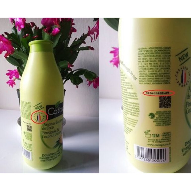 SỮA TẮM COTTAGE PHÁP 560ML/750ML