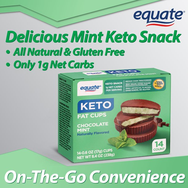 Bánh Keto giảm cân Equate gói lẻ 17g/ Hàng nhập Mỹ - Keto - 0g Added Sugar - Protein