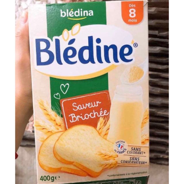BỘT PHA SỮA BLEDINA 8M VỊ  BÁNH MÌ