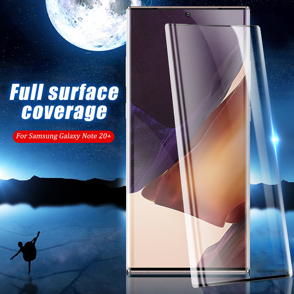 Kính Cường Lực Viền Cong 3d Cho Samsung Galaxy Note 20 Ultra S20 S20 Fe S10 Lite S10 9 8 Plus Note 9 10