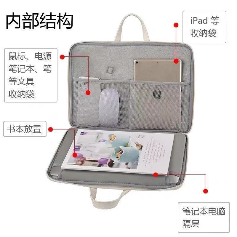 Túi Đựng Laptop Chống Sốc 13 13.3 14 15 15.6 Inch Cho Mac Air Pro16 Xiaomi Huawei Acer Asus Dell Hp Surface Samsung