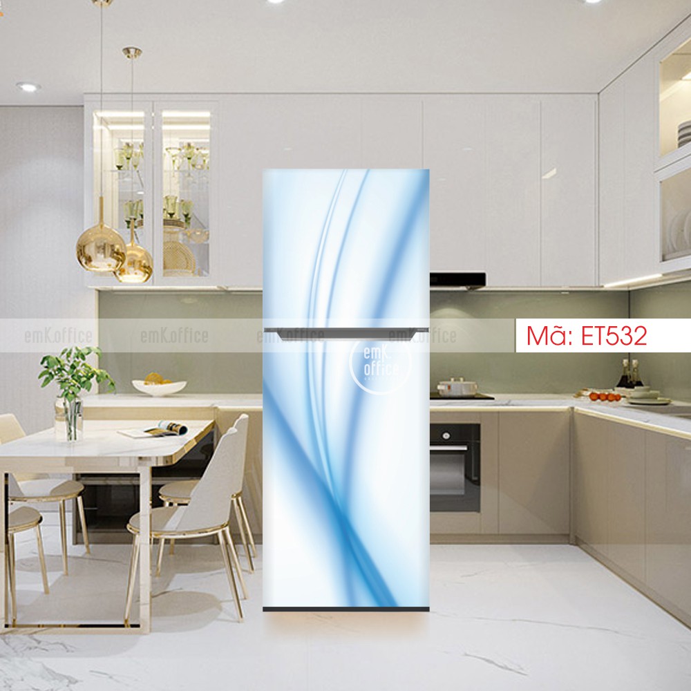Decal dán tủ lạnh, miếng dán tủ lạnh mẫu cute - CB2